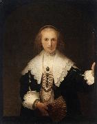 REMBRANDT Harmenszoon van Rijn Portrait of Agatha Bas (mk33) oil